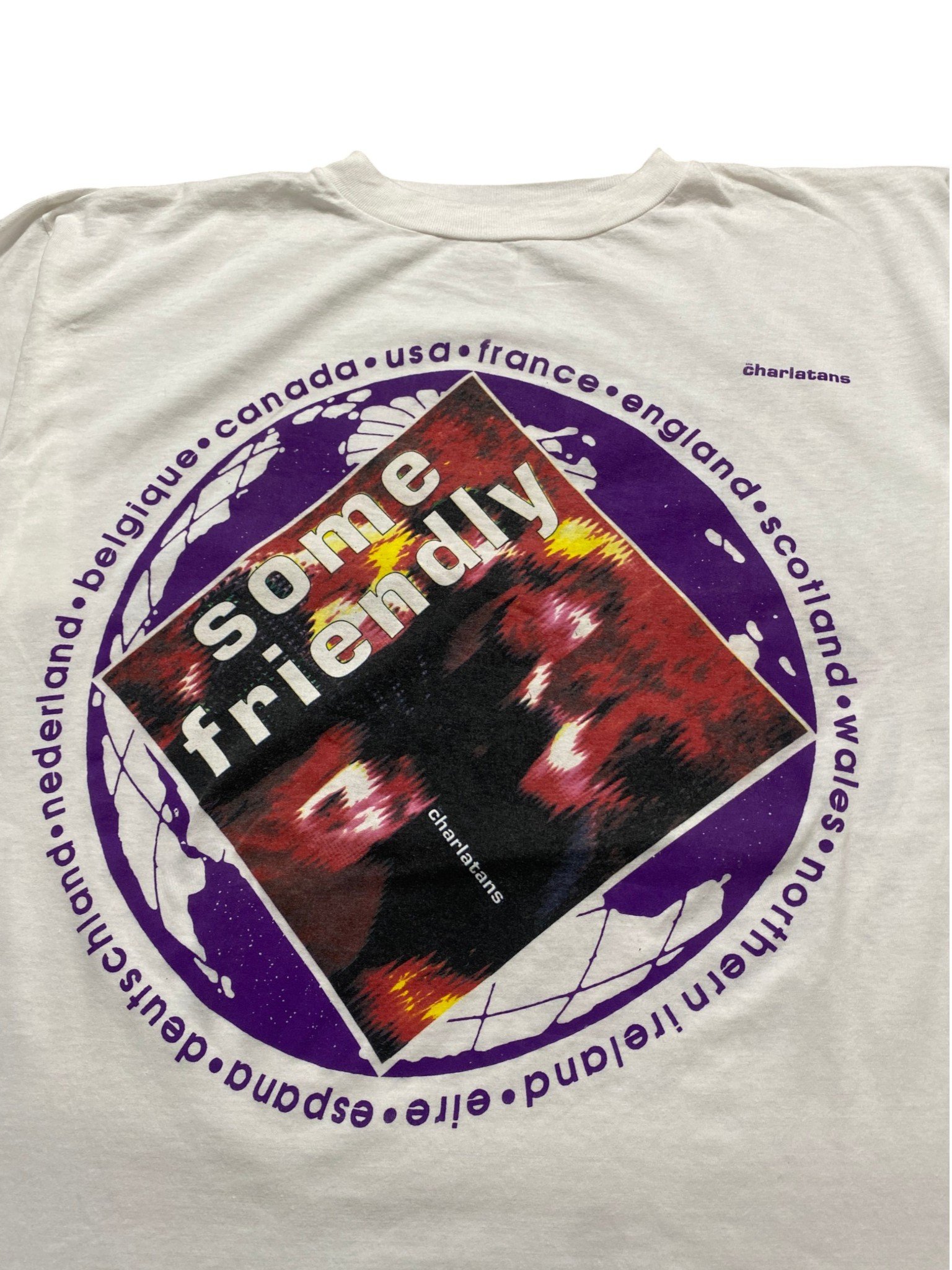 1990 The Charlatans - Some Friendly T-Shirt - Image 3