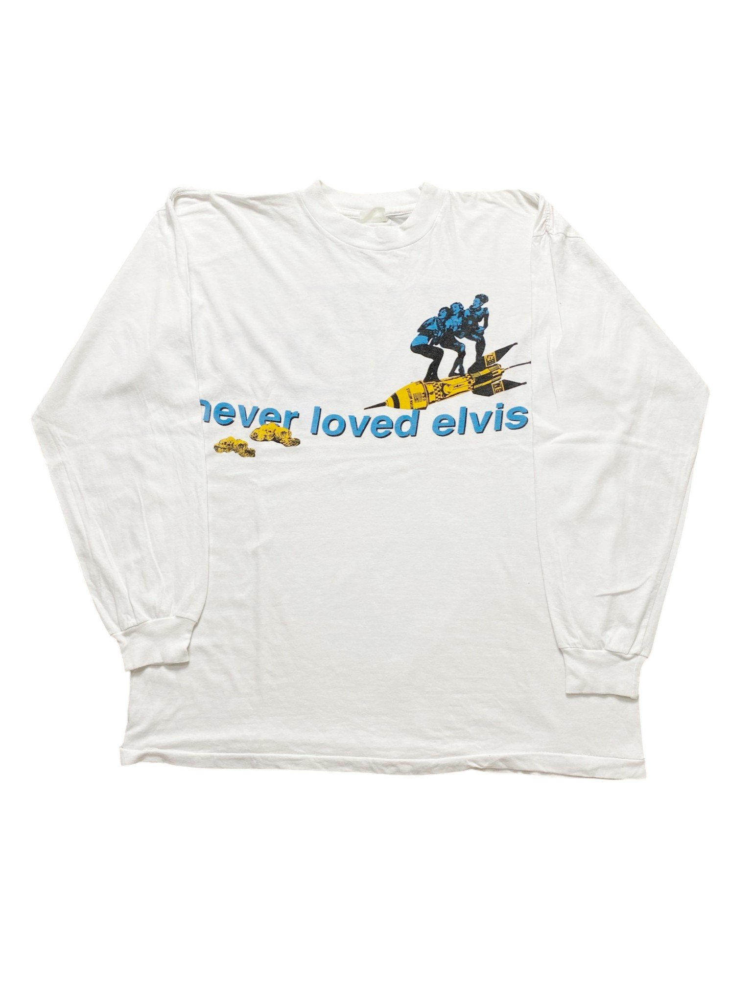 1991 The Wonder Stuff - Never Loved Elvis T-Shirt - Image 1
