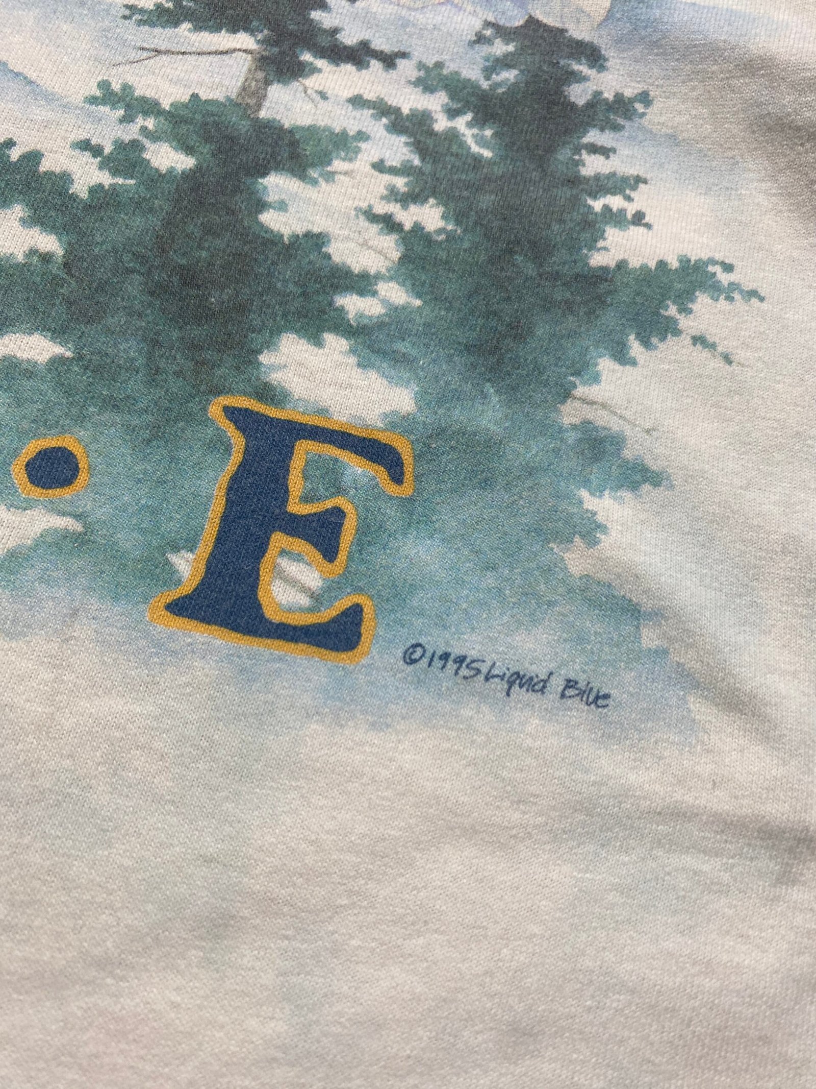 1995 Eagle Liquid Blue T-Shirt - Image 6