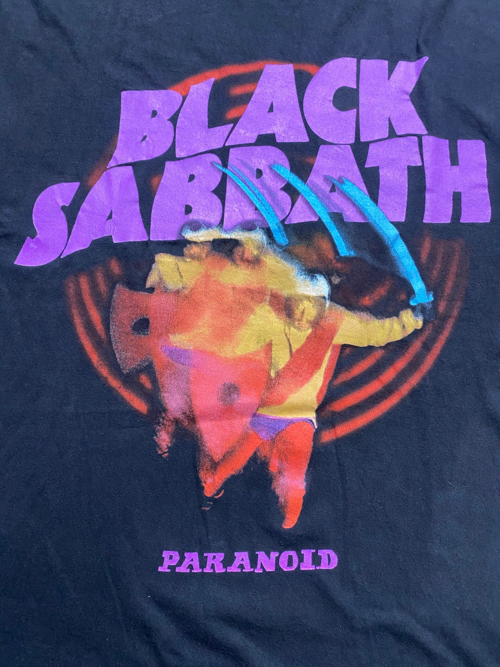 Vintage 90s Black Sabbath - Paranoid T-Shirt - Image 3