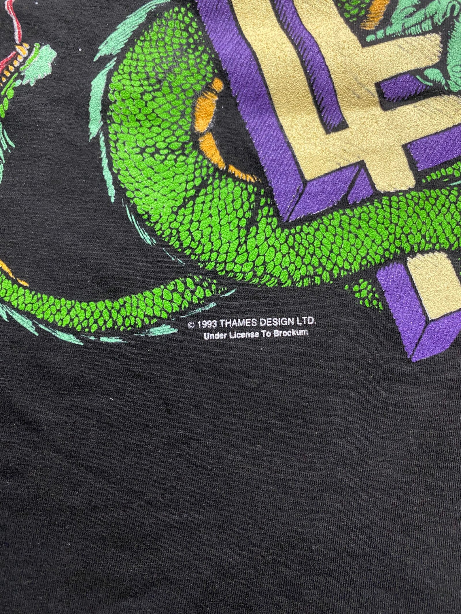 Vintage 1993 Deep Purple - The Battle Rages On... T-Shirt - Image 6