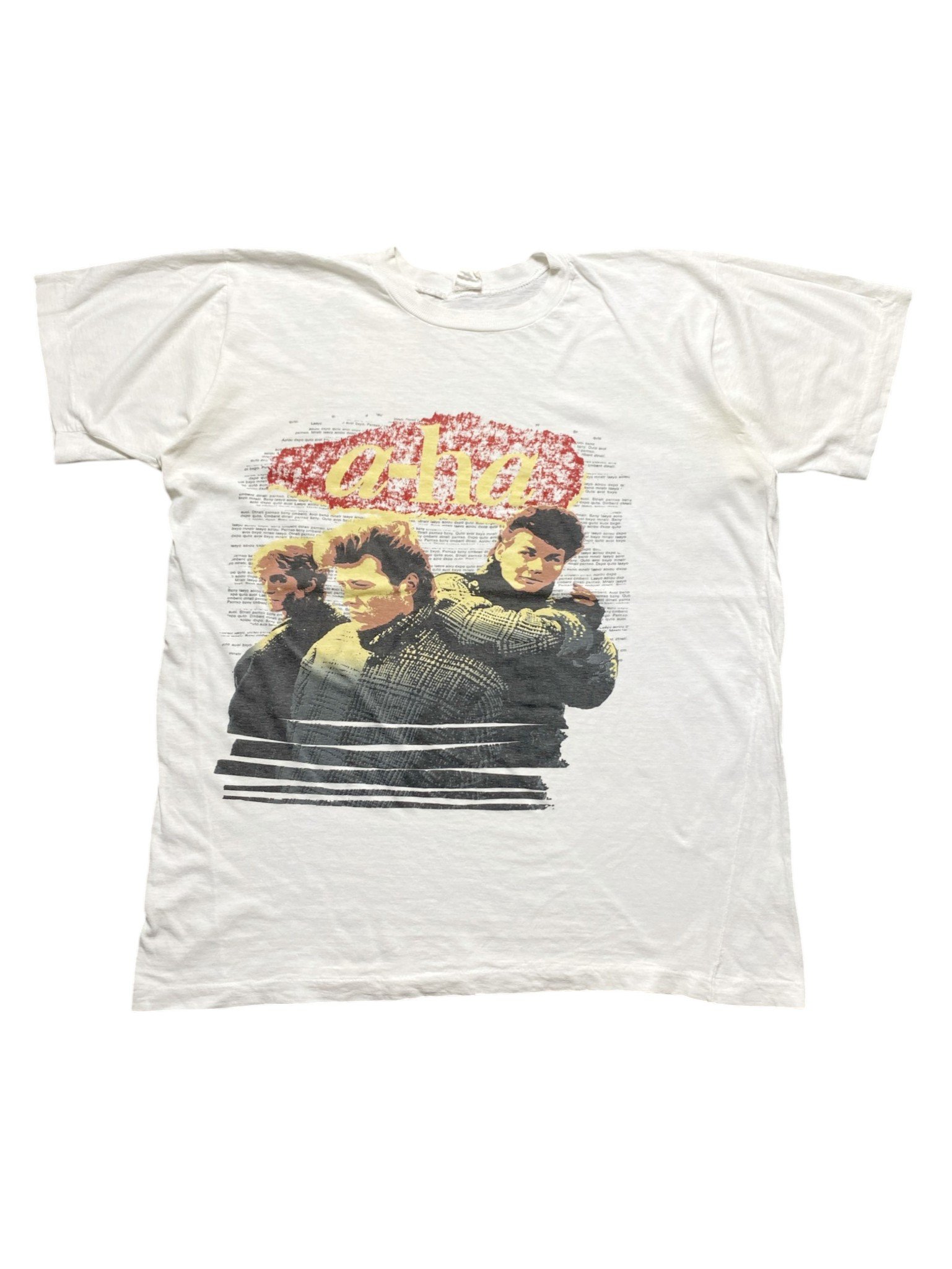 Vintage 1986 A-ha T-Shirt - Image 1