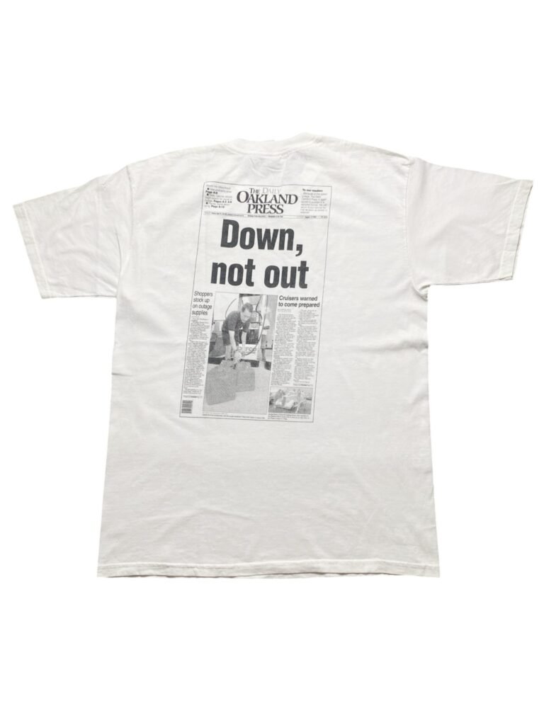 Vintage Oakland Press The Largest Blackout In History T-Shirt