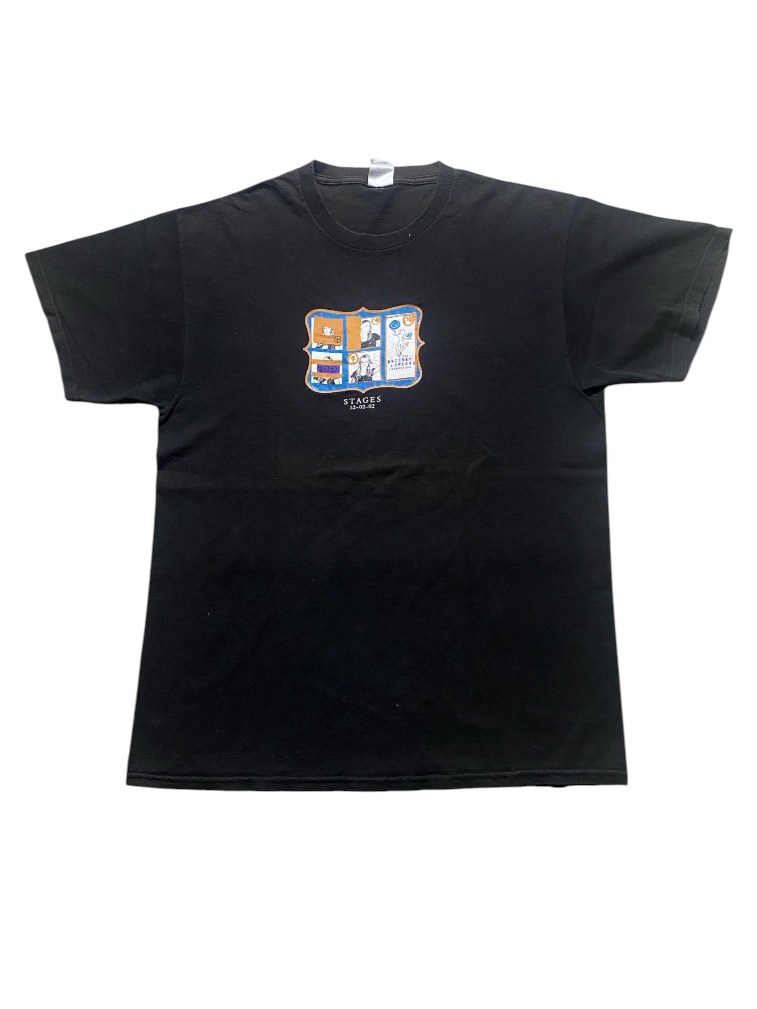 Vintage 2002 The Britney Spears Foundation - Stages T-Shirt - Image 1