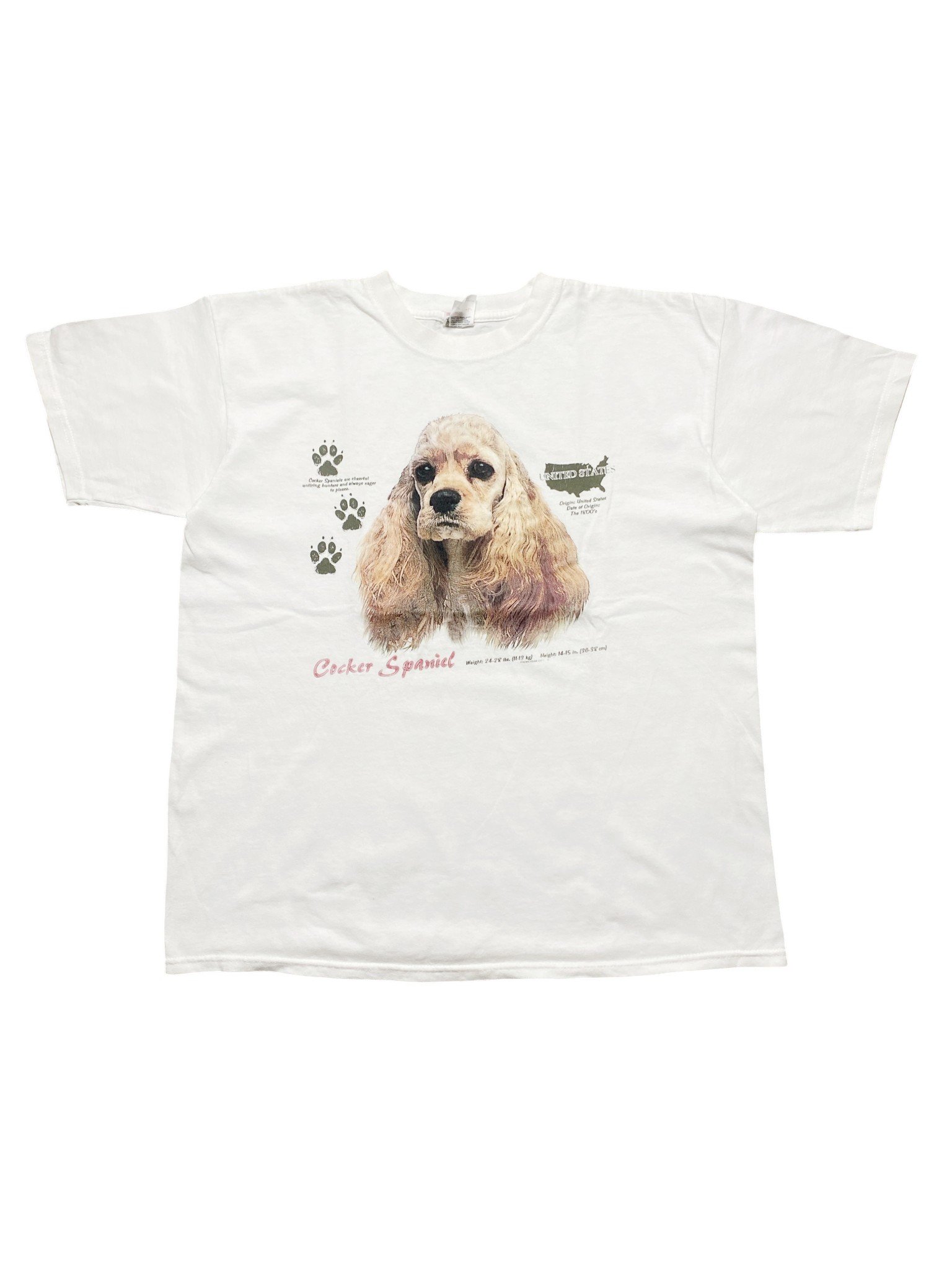 00s Cocker Spaniel - Dog Breed T-Shirt - Image 1