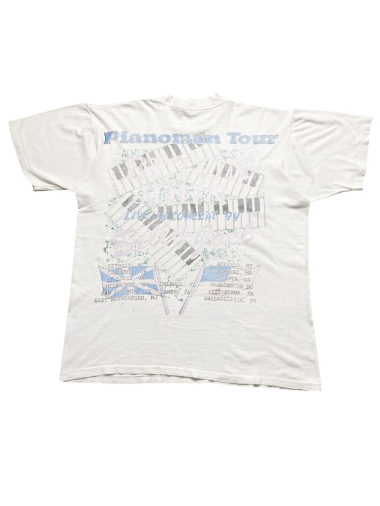 Vintage 1994 Elton John And Billy Joel - Face To Face Tour T-shirt