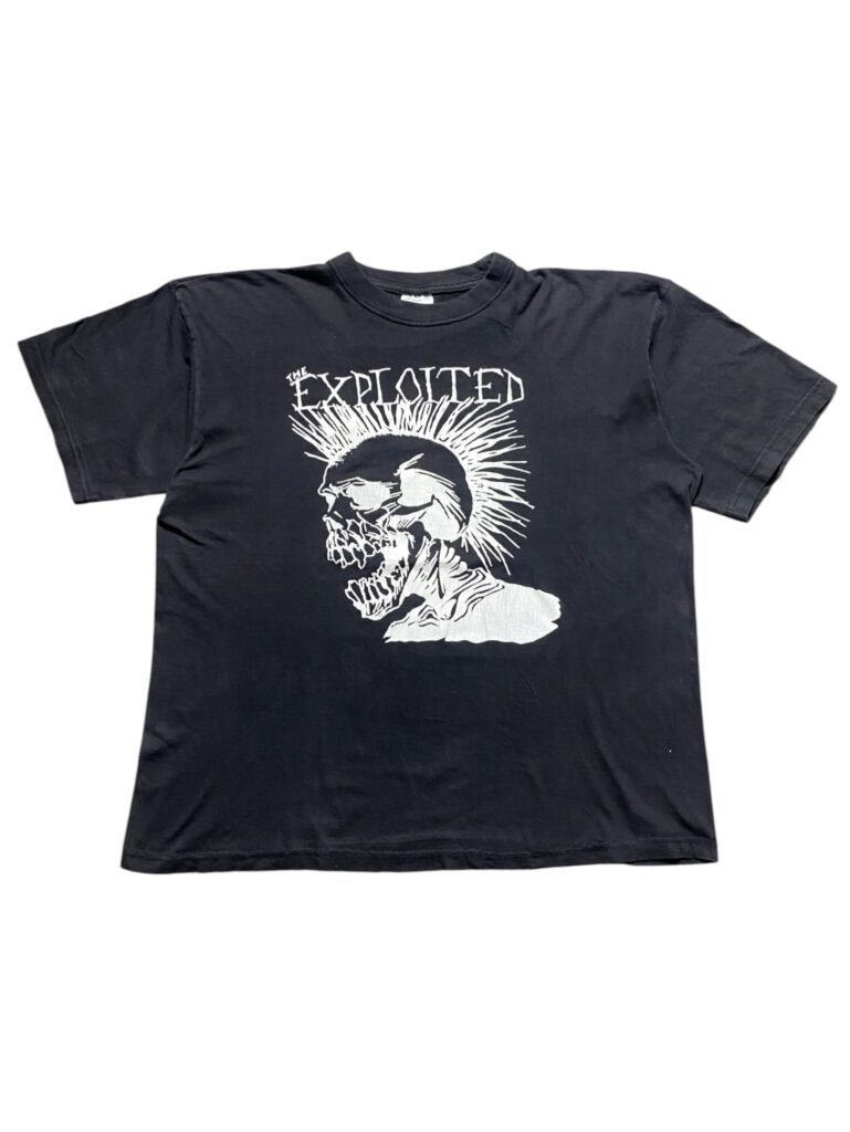 Vintage Late 90s / Early 00s The Exploited - Mohawk Skull T-Shirt