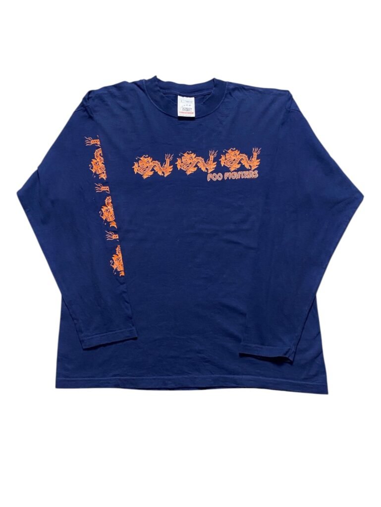 Vintage 2002 Foo Fighters - Dragon Longsleeve T-Shirt