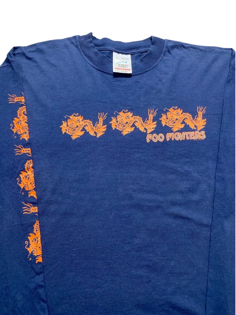 Vintage 2002 Foo Fighters - Dragon Longsleeve T-Shirt