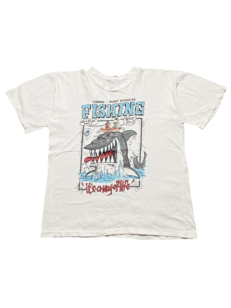 1991 Shark Fishing T-Shirt