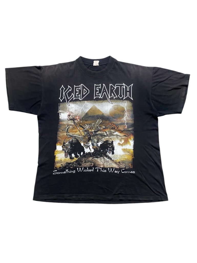 Vintage 1998 Iced Earth - Something Wicked This Way Comes T-Shirt