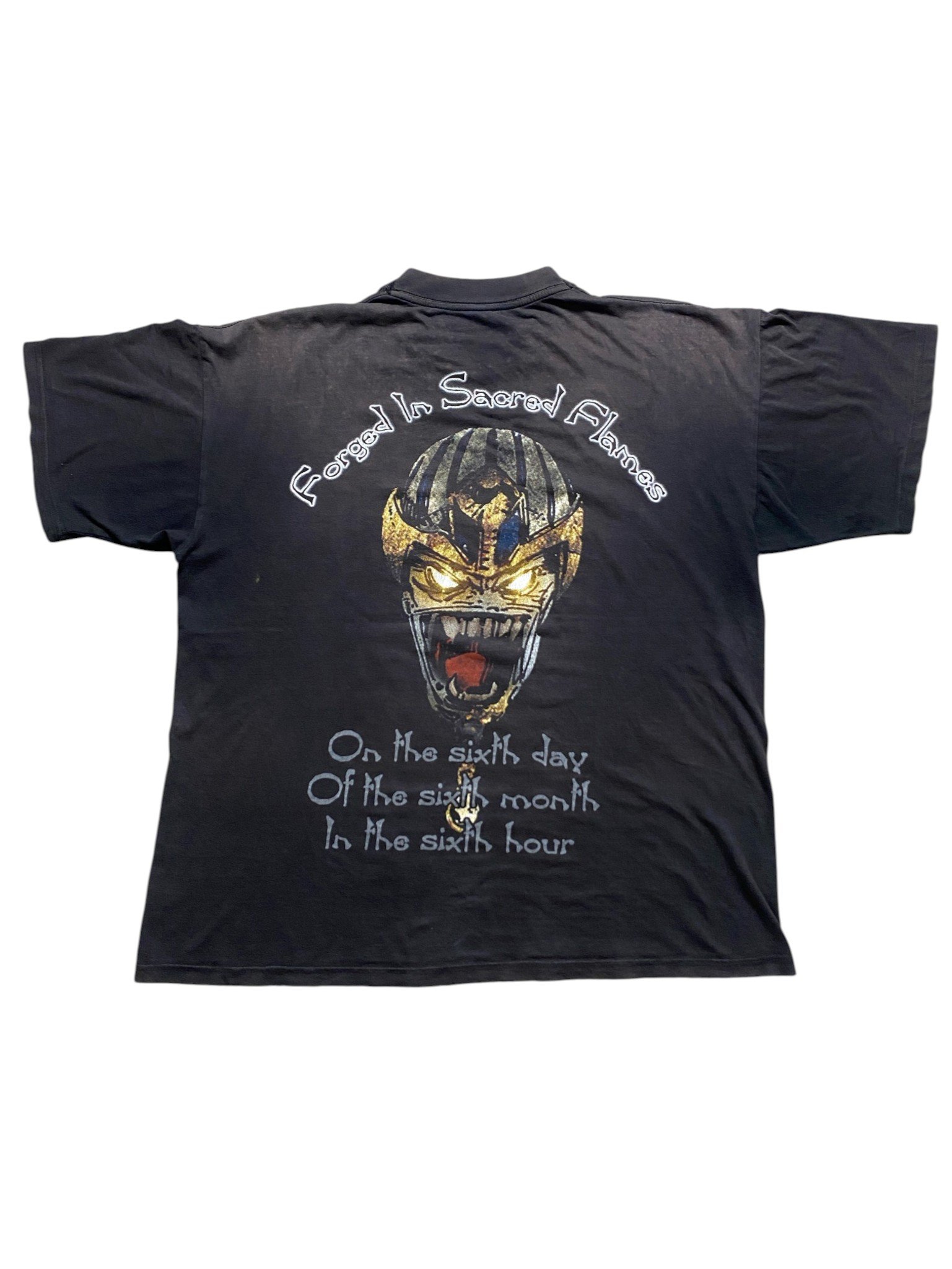 Vintage 1998 Iced Earth - Something Wicked This Way Comes T-Shirt - Image 2