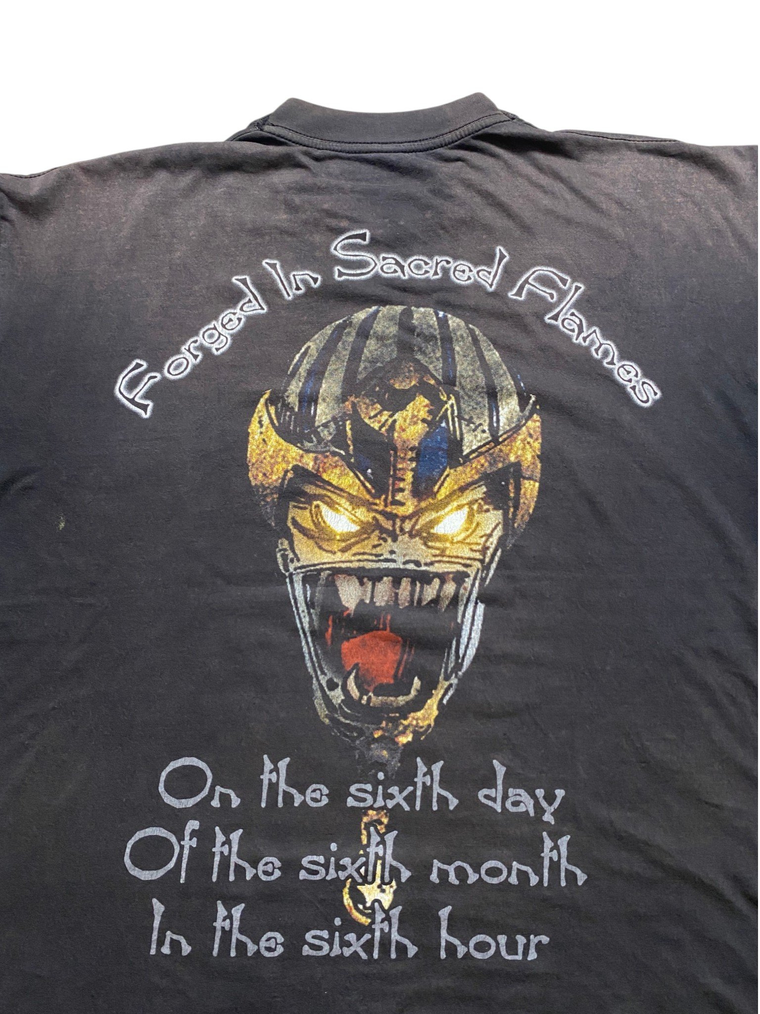 Vintage 1998 Iced Earth - Something Wicked This Way Comes T-Shirt - Image 3