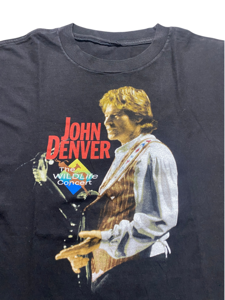 Vintage 1995 John Denver - The Wildlife Concert T-Shirt