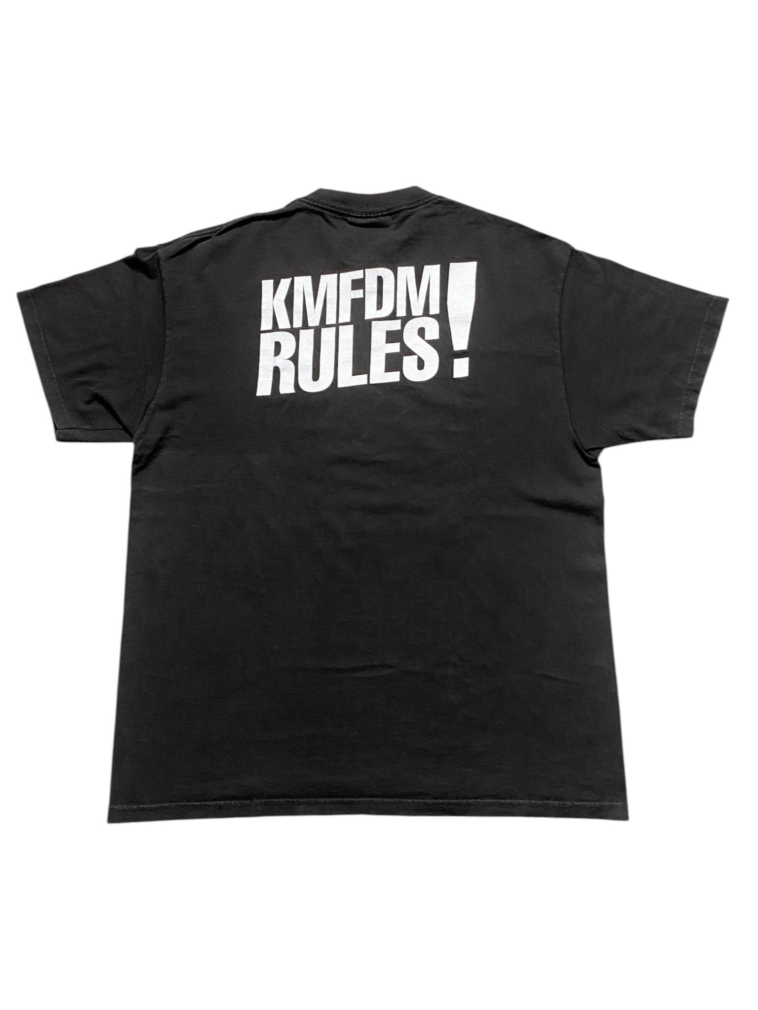 Vintage 1996 KMFDM - Rules T-Shirt - Image 2