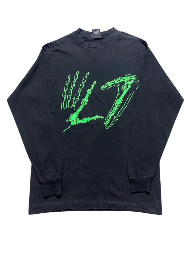 Vintage 90s L7 - Smell The Magic (Skeleton Hand) Longsleeve T-Shirt