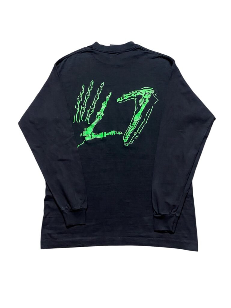 Vintage 90s L7 - Smell The Magic (Skeleton Hand) Longsleeve T-Shirt