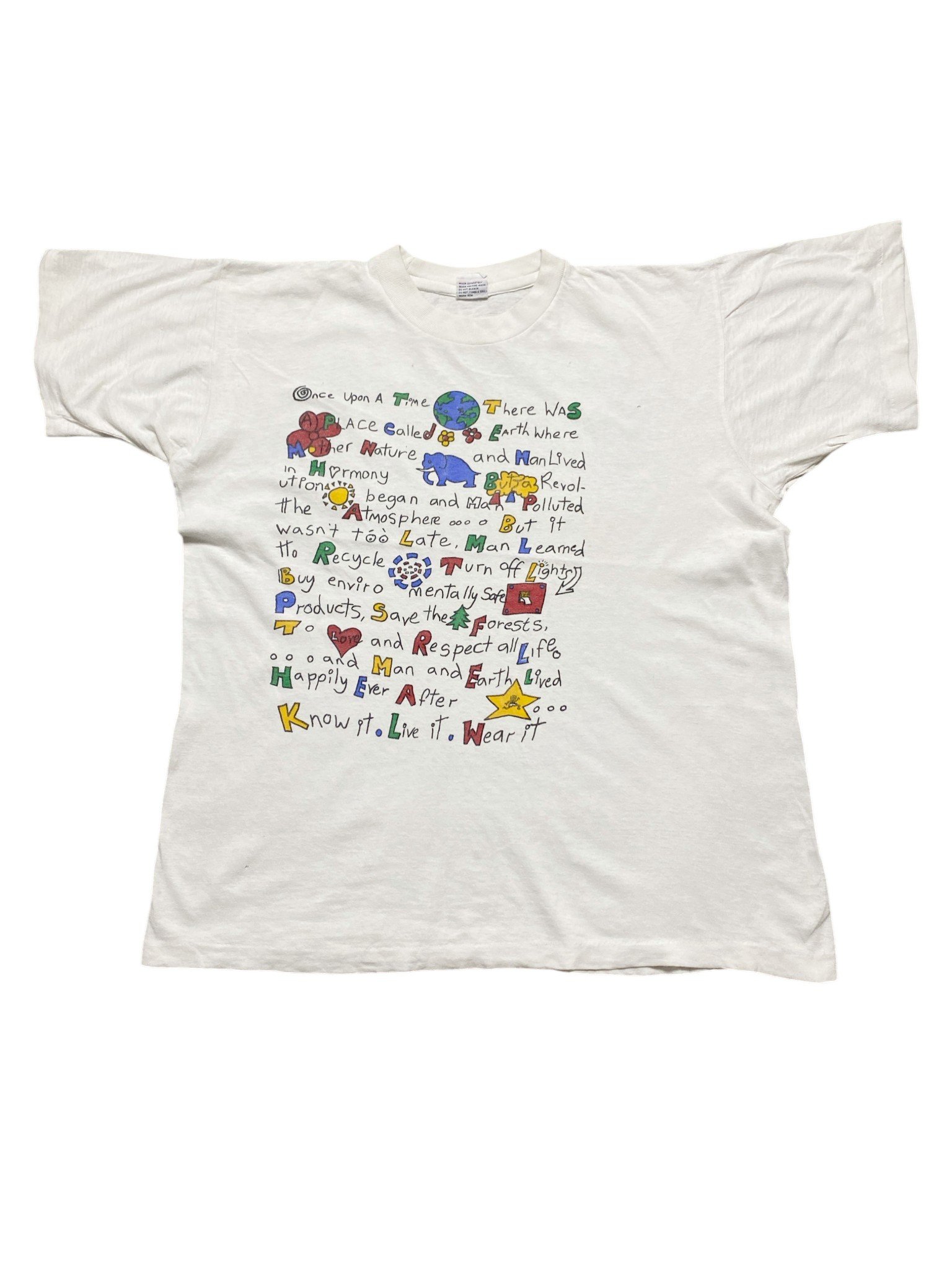 90s Earth T-Shirt - Image 1