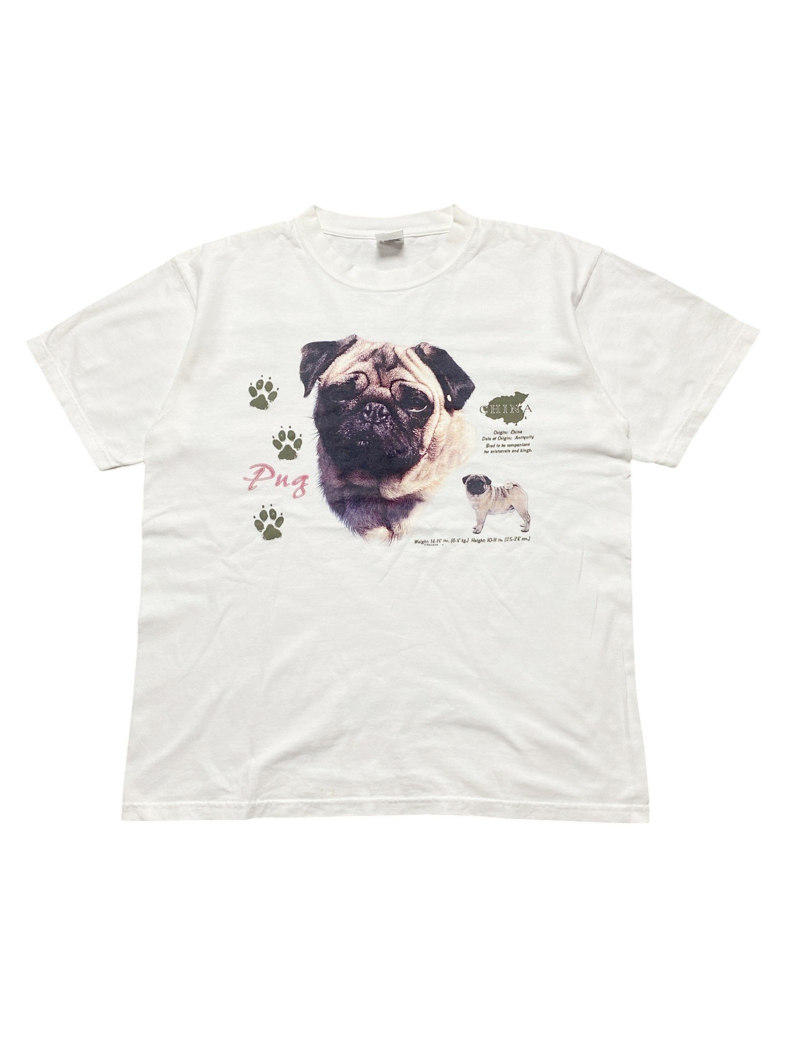 00s Pug Dog Breeder T-Shirt - Image 1