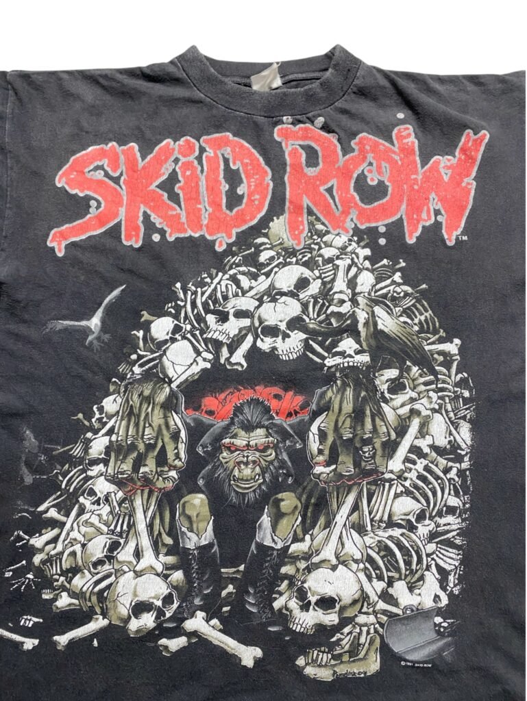 Vintage 1991 Skid Row - Slave To The Grind T-Shirt