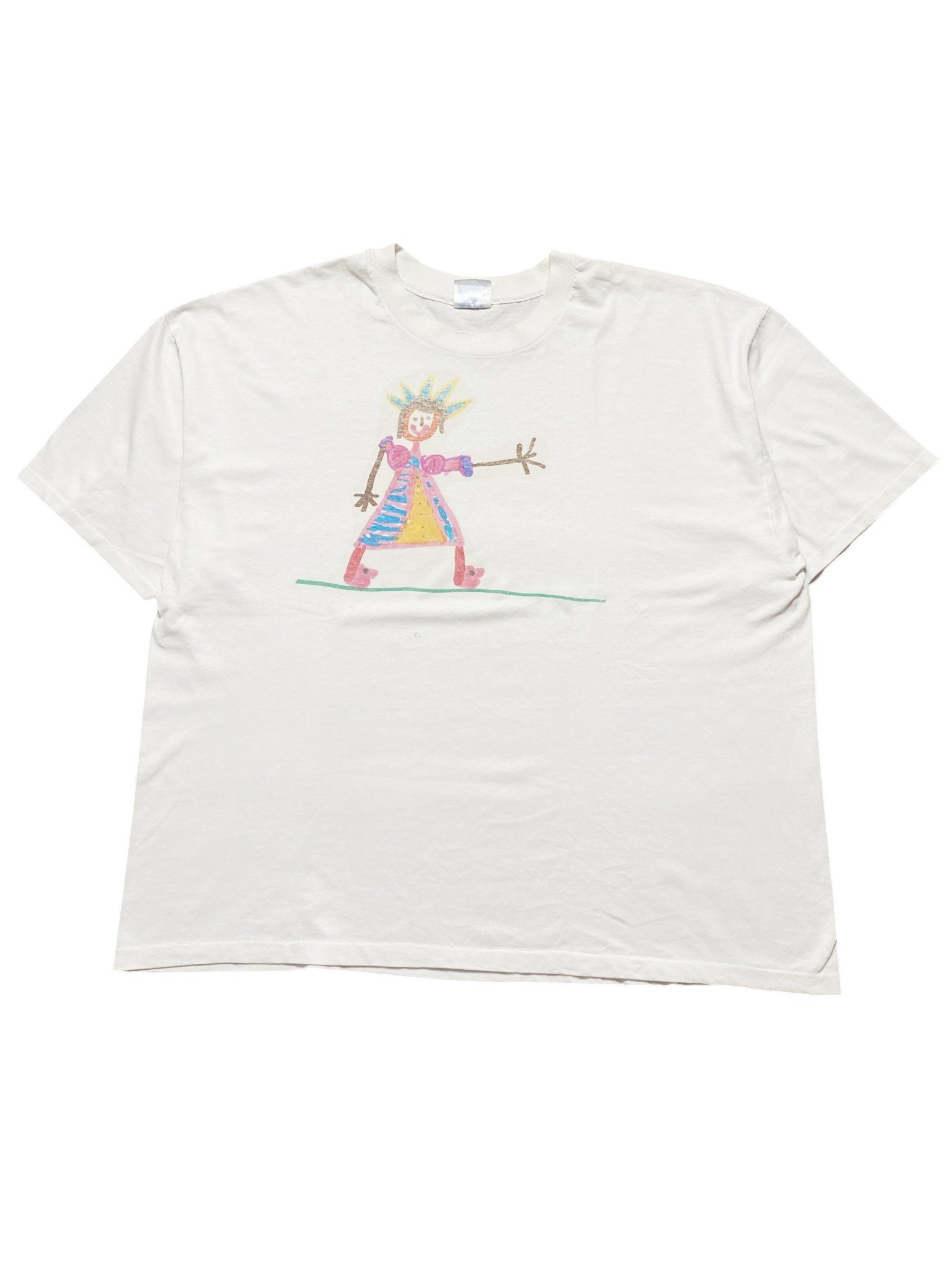 90s Handdrawn Art (JUMBO SIZE) T-Shirt - Image 1