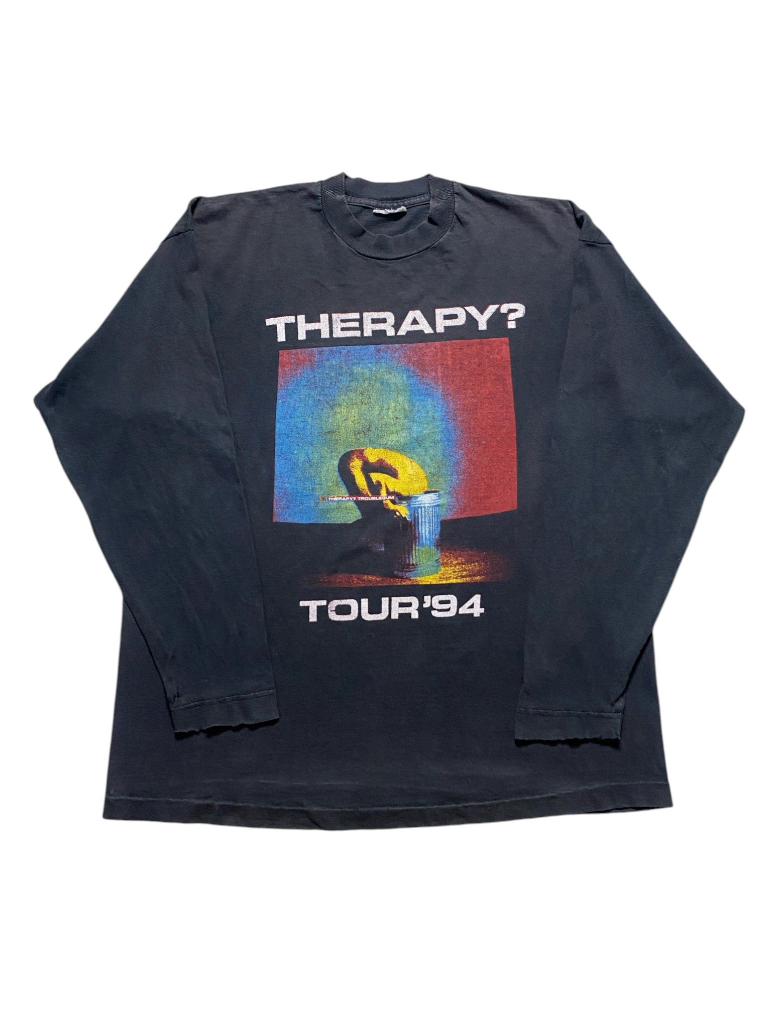Vintage 1994 Therapy? - Troublegum Tour Longsleeve T-Shirt - Image 1