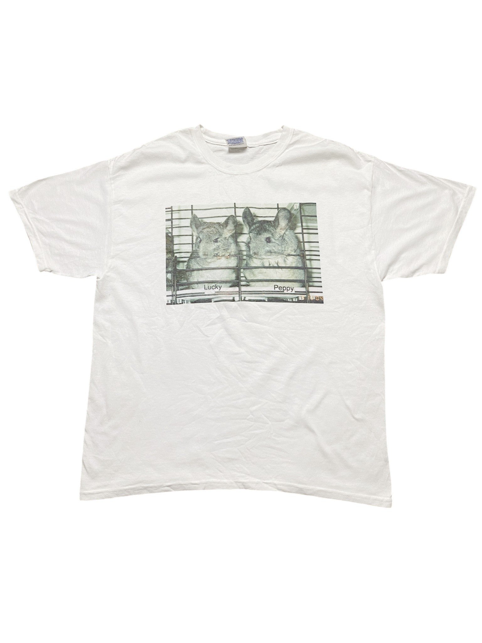 00s Lucky & Peppy Mouse T-Shirt - Image 1