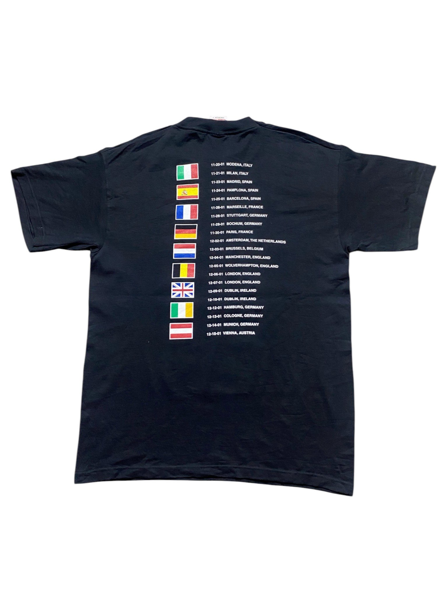 Vintage 2001 Steve Vai - Alive in an Ultra World T-Shirt - Image 2