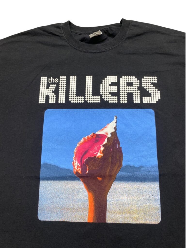 2017 The Killers Wonderful Wonderful UK Tour T-Shirt detail 3