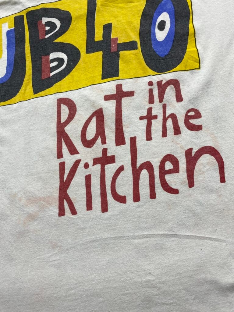 Vintage 1986 UB40 - Rat In The Kitchen T-Shirt