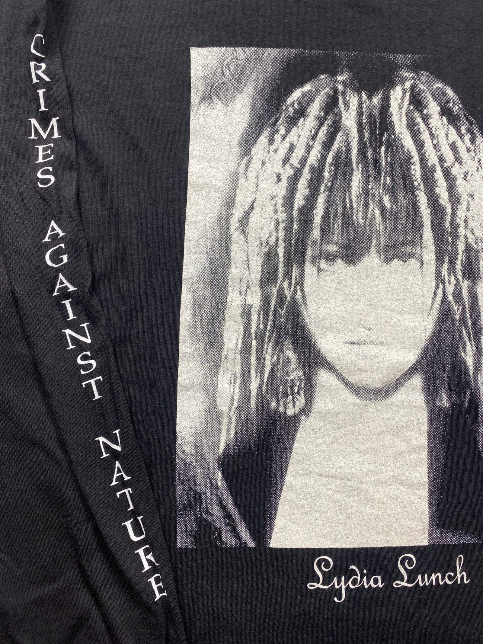 Vintage 1993 Lydia Lunch – Crimes Against Nature Longsleeve T-Shirt - Image 4