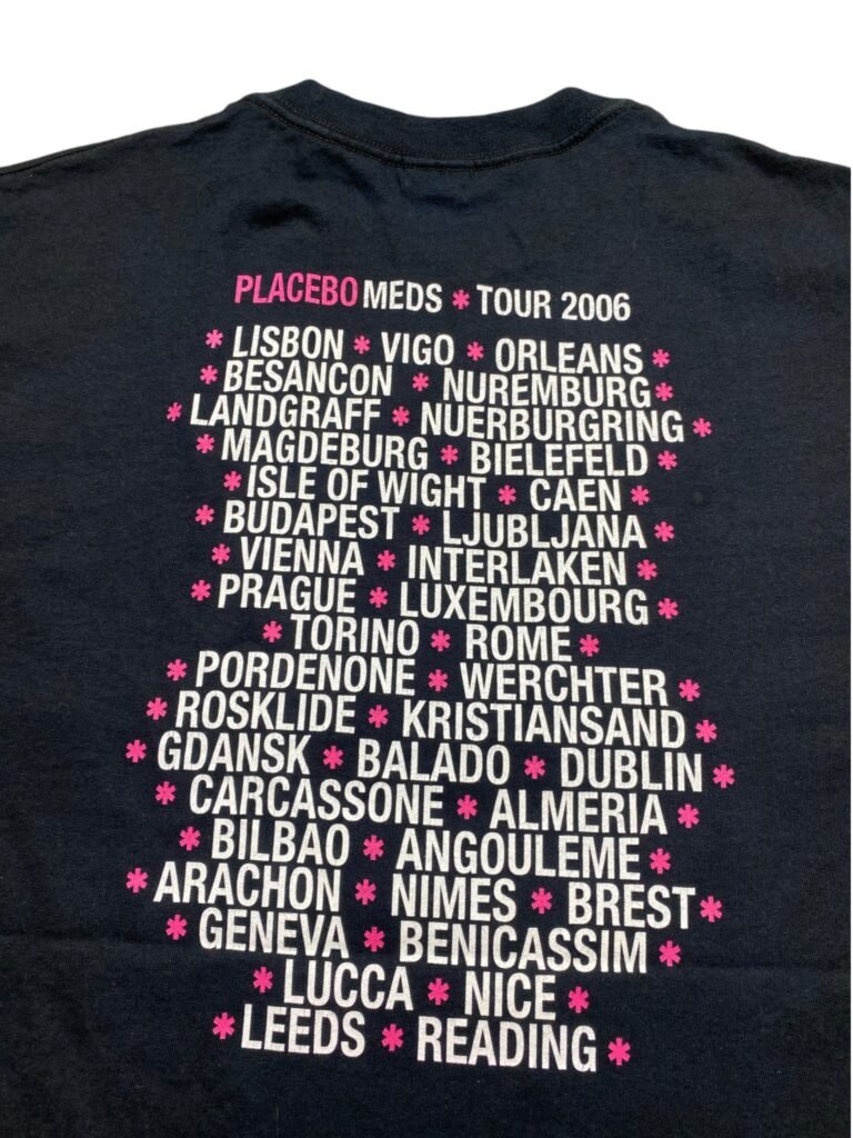 Vintage 2006 Placebo - Meds Tour T-Shirt