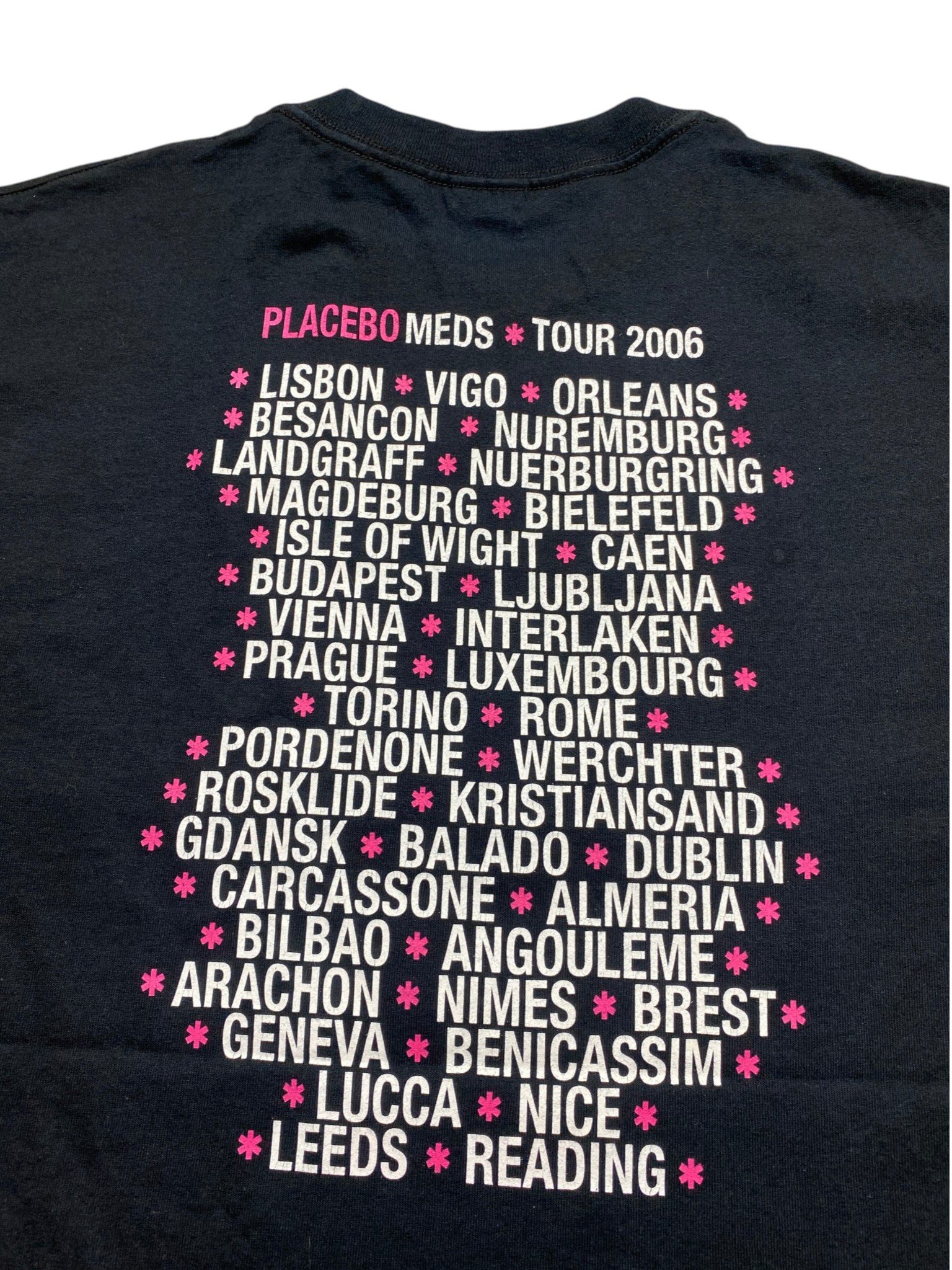 Vintage 2006 Placebo - Meds Tour T-Shirt - Image 4
