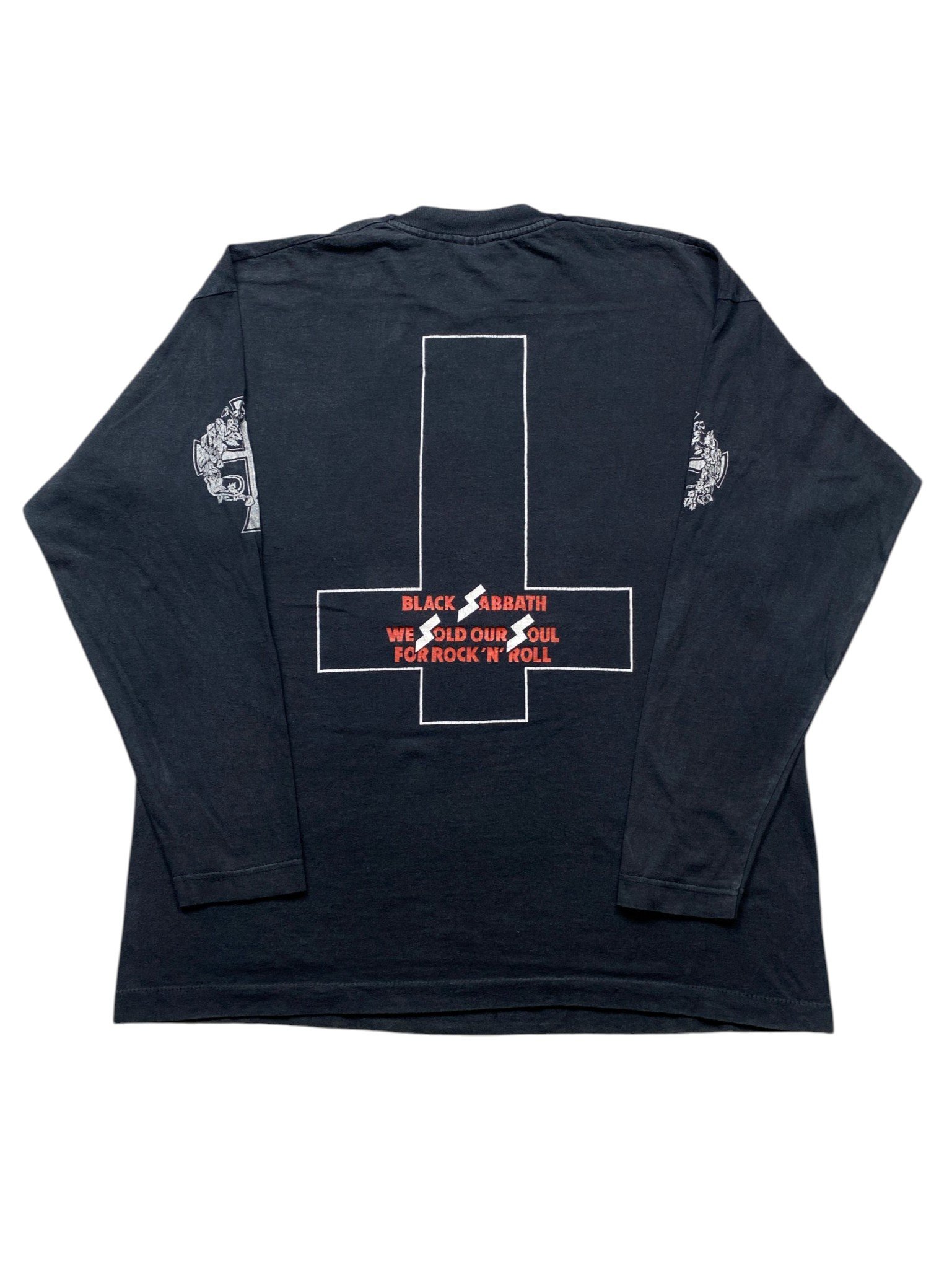 Vintage 90s Black Sabbath - We Sold Our Soul for Rock 'n' Roll Longsleeve T-Shirt - Image 2