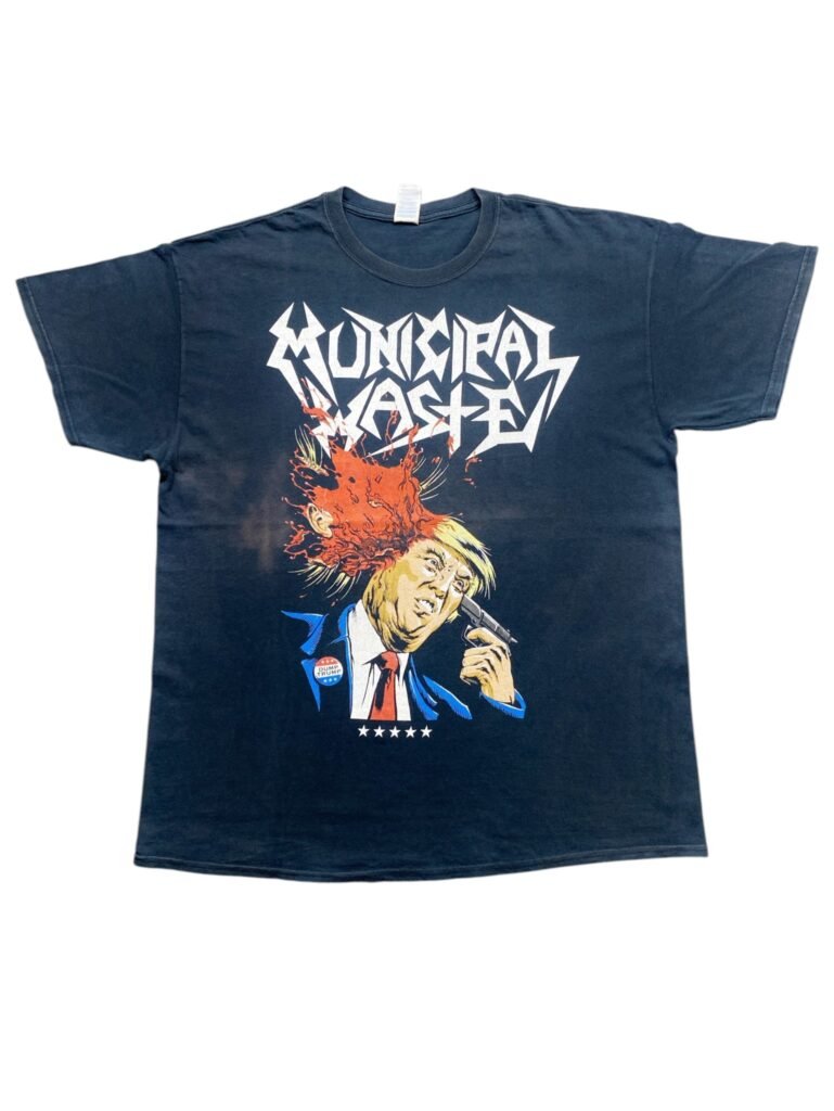 2010's Municipal Waste - The Only Walls We Build Are Walls Of Death Tour T-Shirt