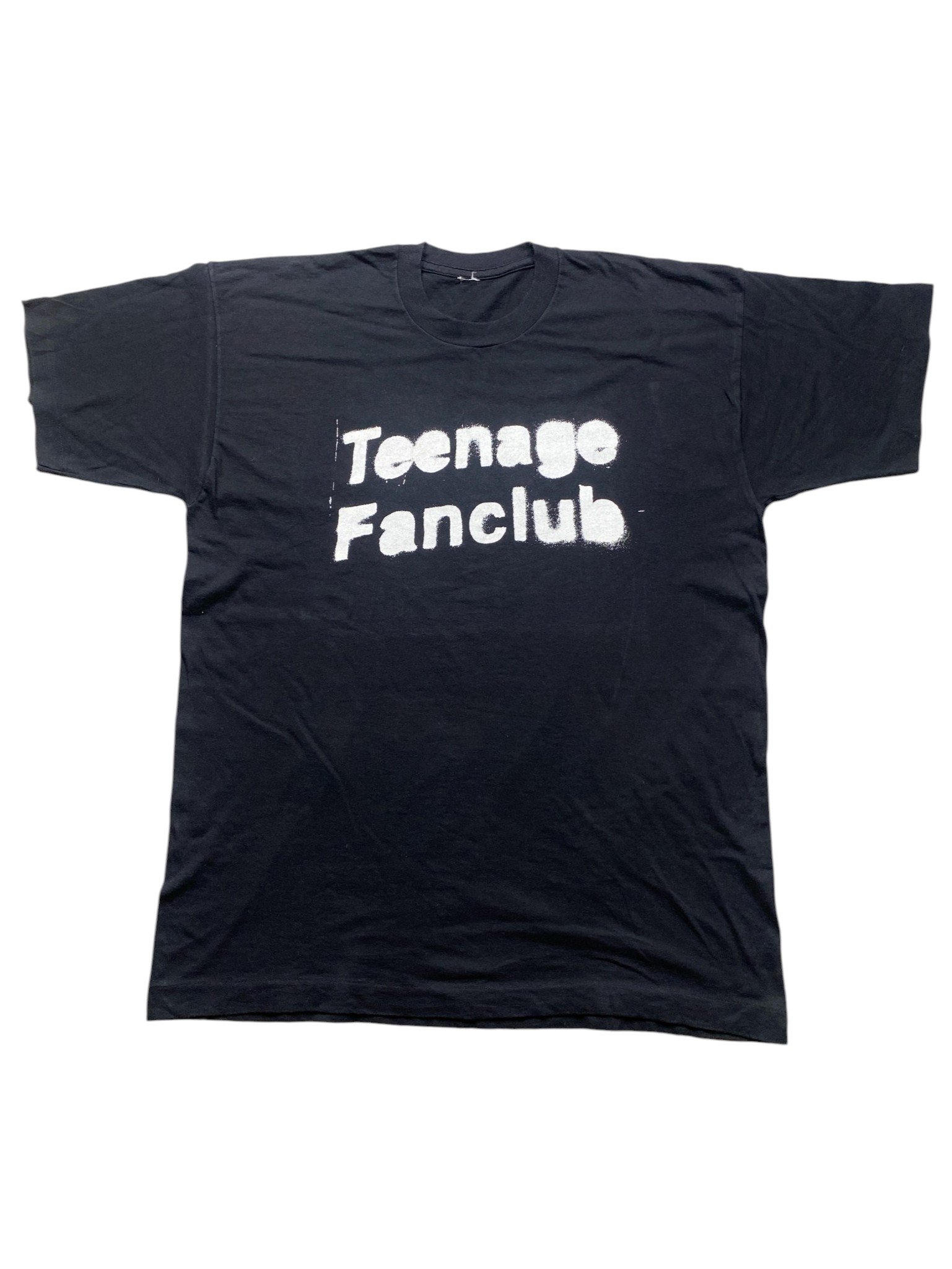 Vintage 90s Teenage Fanclub - Stencil (Black) T-Shirt - Image 1