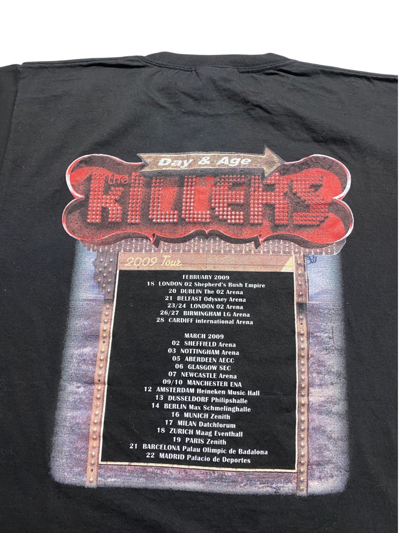 Vintage 2009 The Killers - Day And Age Tour T-Shirt Size Xlarge - Image 3