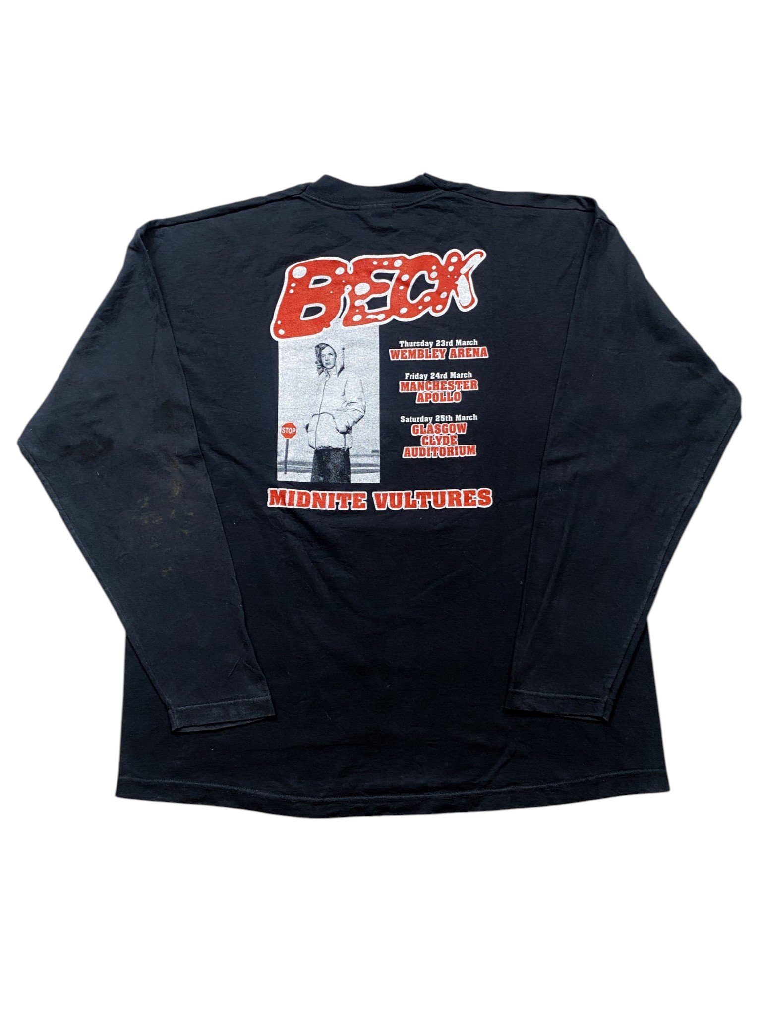 Vintage 1999 Beck - Midnite Vultures Longsleeve T-Shirt - Image 2