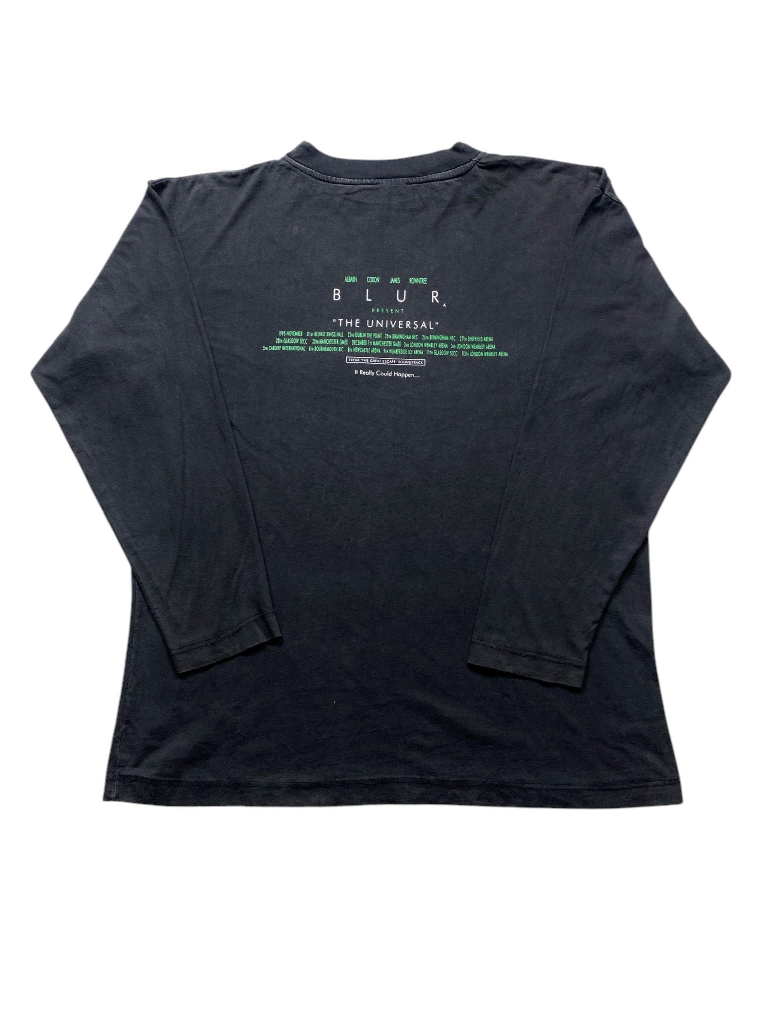 Vintage 1995 Blur - The Universal (Great Escape) Longsleeve T-Shirt - Image 5