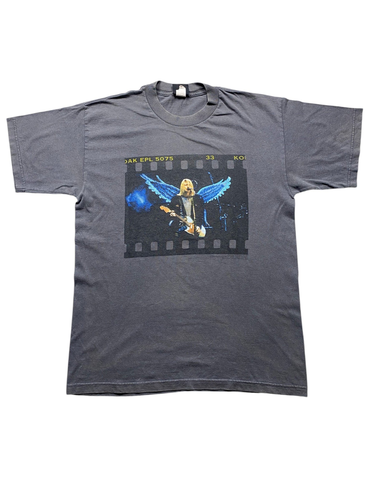 Vintage 1999 Nirvana Kurt Cobain - Angel T-Shirt - Image 1