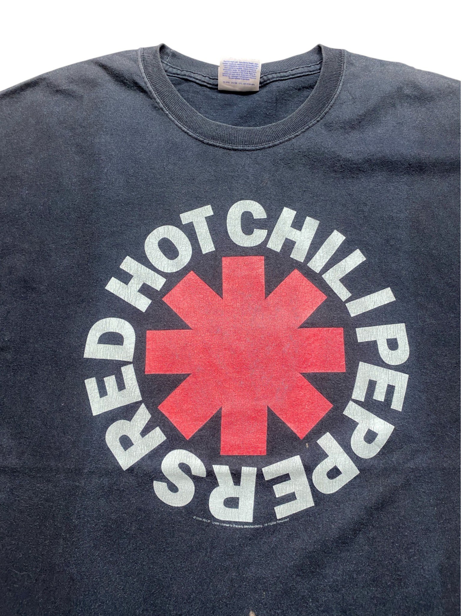 Vintage 00s Red Hot Chili Peppers Asterisk Logo T-Shirt back