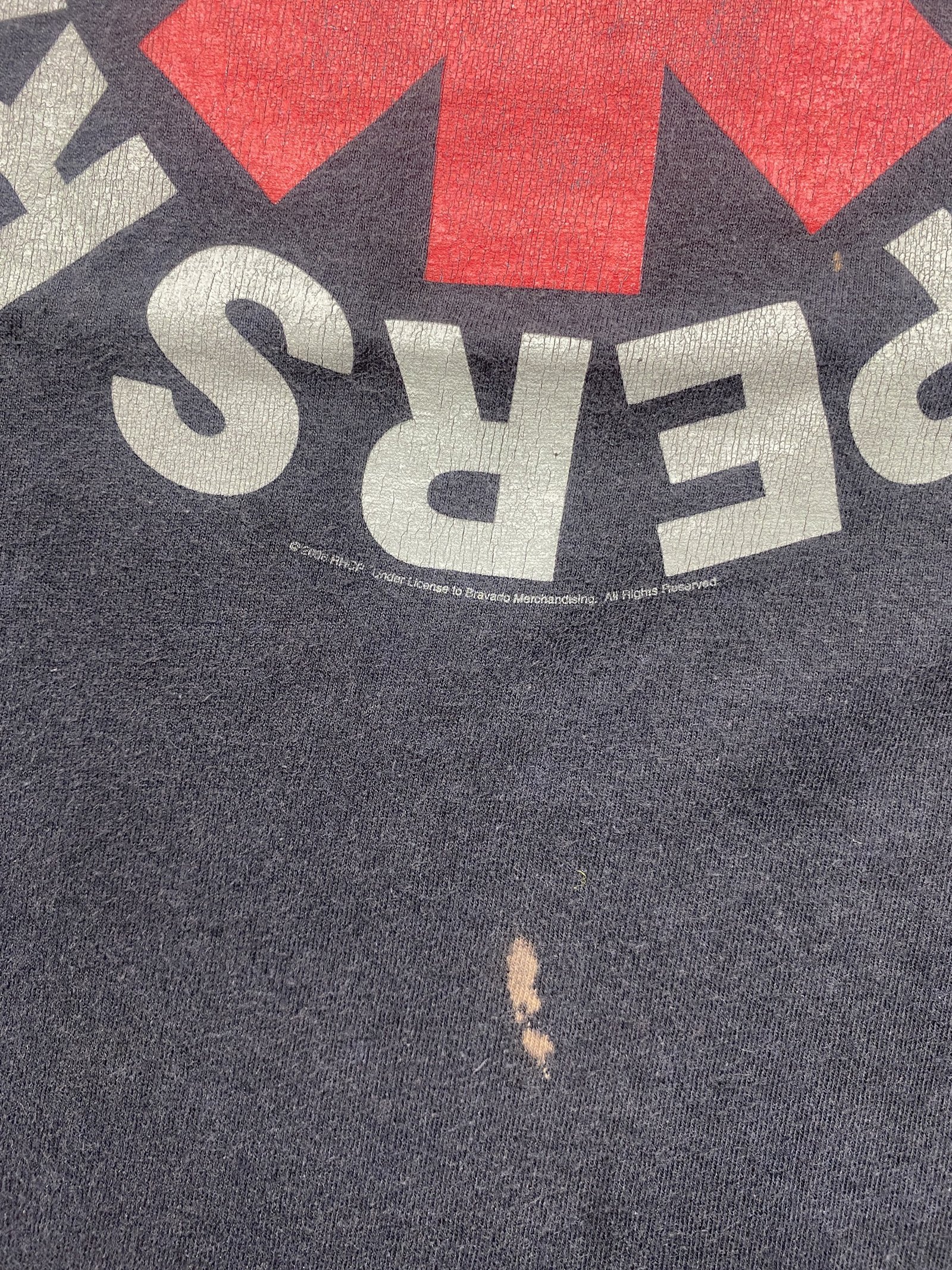Vintage 00s Red Hot Chili Peppers Asterisk Logo T-Shirt detail 4