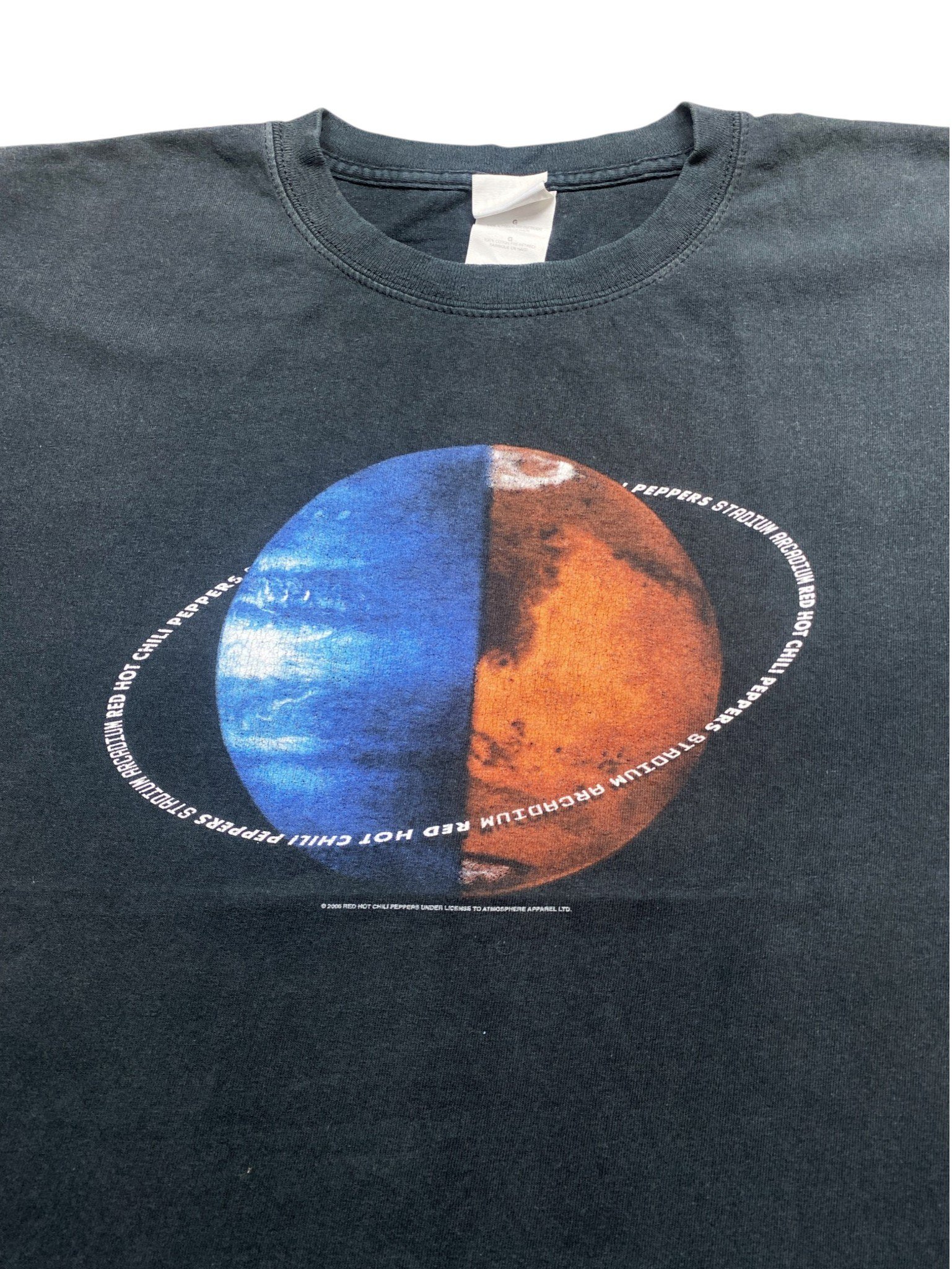 Vintage 2006 Red Hot Chili Peppers Stadium Arcadium Intercalactic Tour T-Shirt detail 3