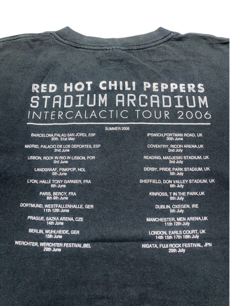 Vintage 2006 Red Hot Chili Peppers Stadium Arcadium Intercalactic Tour T-Shirt detail 4