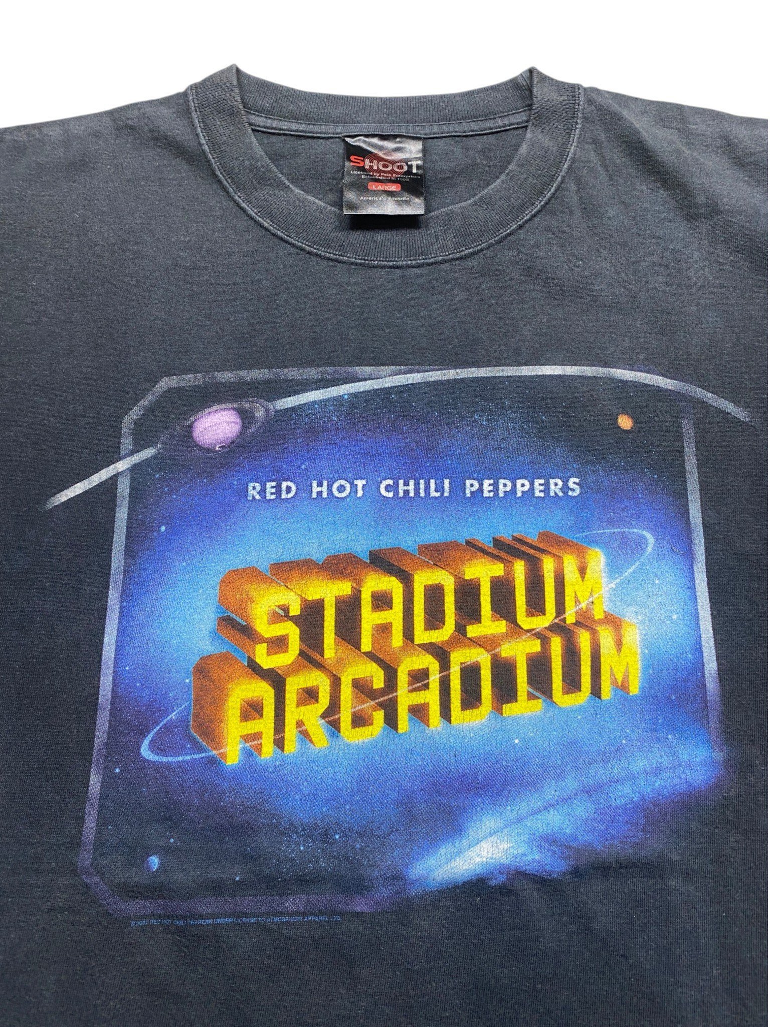 Vintage 2007 Red Hot Chili Peppers Stadium Arcadium Europe Tour T-Shirt detail 3