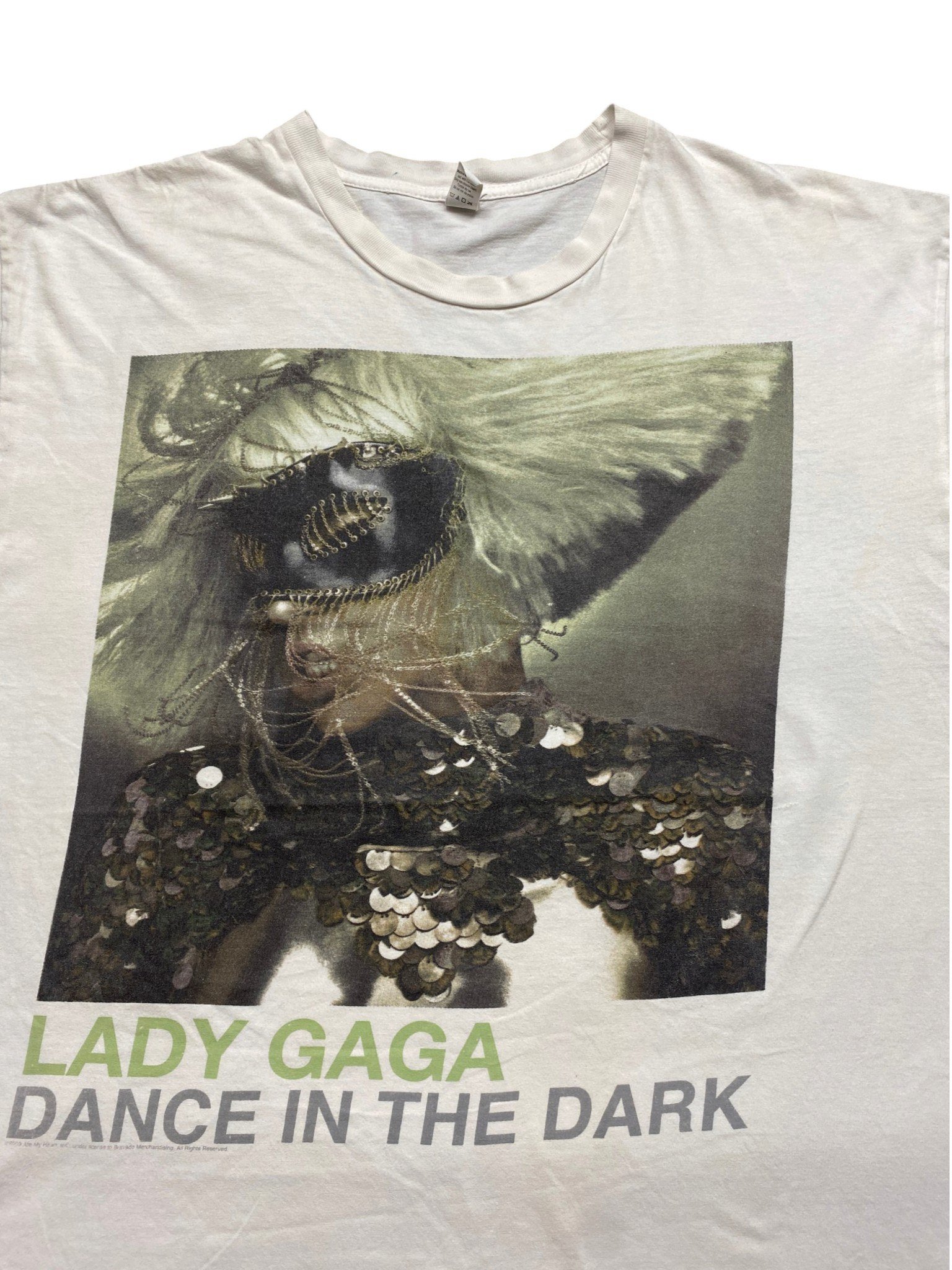 Vintage 2010 Lady Gaga The Monster Ball Tour Dance in the Dark T-Shirt detail 3
