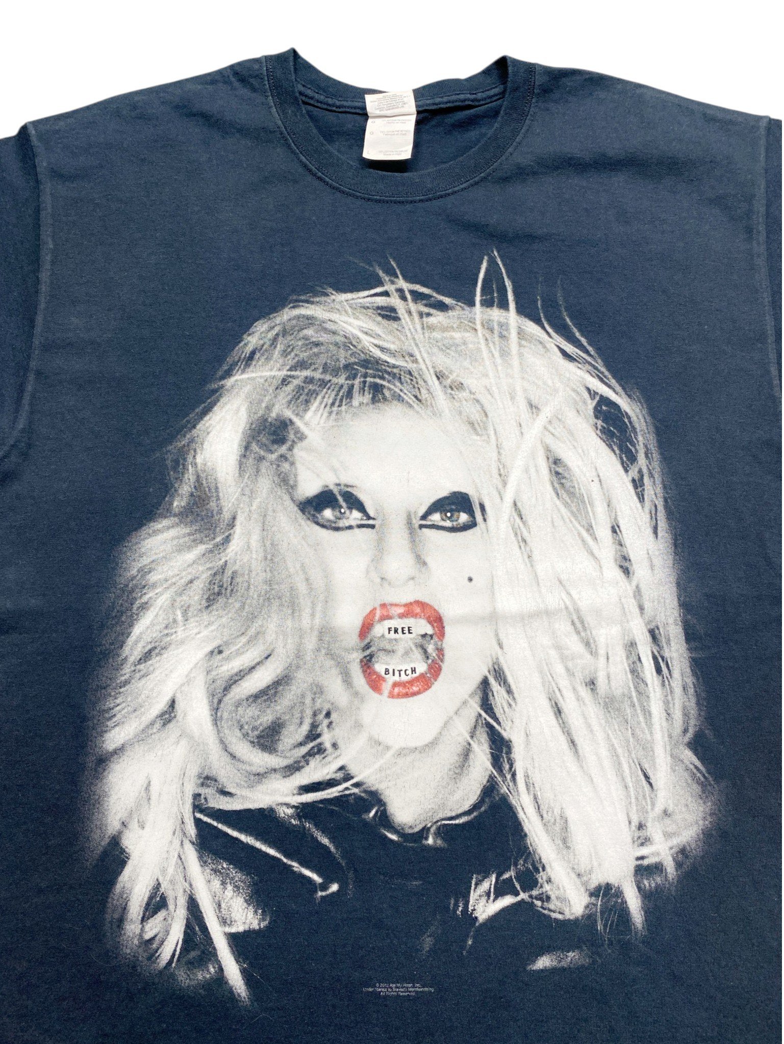 Vintage 2012 Lady Gaga The Born This Way Ball Tour T-Shirt detail 3