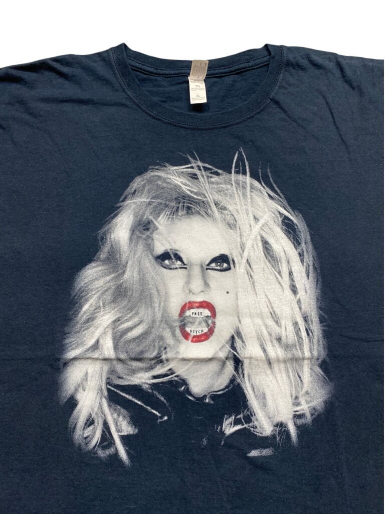 Vintage 2012 Lady Gaga The Born This Way Ball Tour T-Shirt detail 3